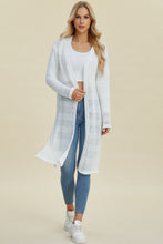 Load image into Gallery viewer, Double Take Full Size Open Front Longline Cardigan