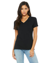 Load image into Gallery viewer, B+C Women's Relaxed Jersey Short Sleeve V-Neck Tee For DTF Transfer
