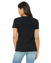 Load image into Gallery viewer, B+C Women's Relaxed Jersey Short Sleeve V-Neck Tee For DTF Transfer