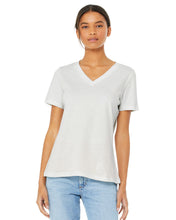 Load image into Gallery viewer, B+C Women's Relaxed Jersey Short Sleeve V-Neck Tee For DTF Transfer