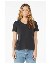 Load image into Gallery viewer, B+C Women's Relaxed Jersey Short Sleeve V-Neck Tee For DTF Transfer