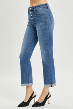 Load image into Gallery viewer, RISEN Full Size Button Fly Cropped Bootcut Jeans
