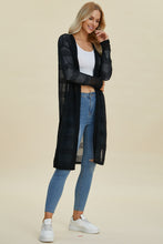 Load image into Gallery viewer, Double Take Full Size Open Front Longline Cardigan