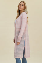 Load image into Gallery viewer, Double Take Full Size Open Front Longline Cardigan