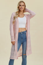 Load image into Gallery viewer, Double Take Full Size Open Front Longline Cardigan