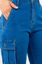 Load image into Gallery viewer, American Bazi Shirred Cargo Jogger Pants