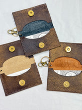 Load image into Gallery viewer, Becca Upcycled Credit Card Holder with Crystals or Rivets by Keep It Gypsy