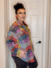 Load image into Gallery viewer, BIBI Pink Multi Plaid Shacket