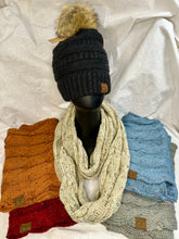 Load image into Gallery viewer, Infinity Scarves with Specks of Color by CC