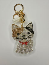 Load image into Gallery viewer, Bling Bag Charm Keychains - Cats and Dogs