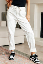 Load image into Gallery viewer, Judy Blue Charlene High Rise Jogger in Ecru