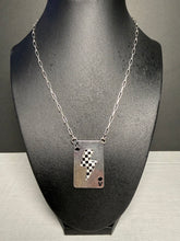 Load image into Gallery viewer, Ace of Spade Card with Black and White Checker Lightning Bolt