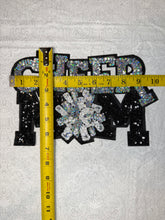 Load image into Gallery viewer, Mama, Cheer Mom, Roses, Chenille and Sequins Iron on Patches