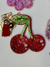 Load image into Gallery viewer, Bling Bag Charm Keychains - Sweets and Drinks