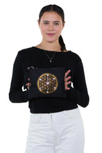 Load image into Gallery viewer, Sacred Geometry Love And Compassion Crystal Grid Crossbody Bag