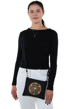Load image into Gallery viewer, Sacred Geometry Love And Compassion Crystal Grid Crossbody Bag