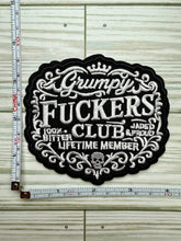 Load image into Gallery viewer, Grumpy Fuckers Club - Iron on Patch