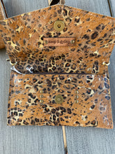 Load image into Gallery viewer, Jordan Brown Cowhide or Gold Leopard Upcycled Bag by Keep It Gypsy