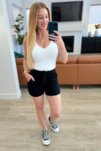 Load image into Gallery viewer, Reagan High Rise Button Fly Trouser Shorts by Judy Blue