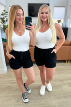Load image into Gallery viewer, Reagan High Rise Button Fly Trouser Shorts by Judy Blue