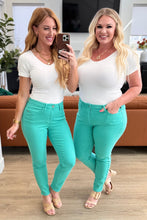 Load image into Gallery viewer, Judy Blue Bridgette High Rise Garment Dyed Slim Jeans in Aquamarine