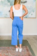 Load image into Gallery viewer, Lisa High Rise Control Top Wide Leg Crop Jeans in Sky Blue