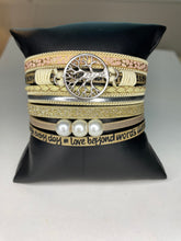 Load image into Gallery viewer, Laugh Every Day Multi Strand Bracelet with Tree of Life