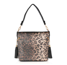 Load image into Gallery viewer, Leopard Print Shoulder Bag