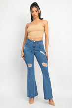 Load image into Gallery viewer, Knit Tube Top With Rhinestones - Nude