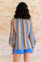 Load image into Gallery viewer, Open Sky Boho Tunic in Navy Mauve