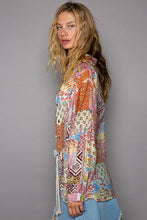 Load image into Gallery viewer, Multi Pattern Oversized Long Sleeve Top by POL