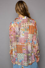 Load image into Gallery viewer, Multi Pattern Oversized Long Sleeve Top by POL