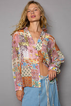 Load image into Gallery viewer, Multi Pattern Oversized Long Sleeve Top by POL