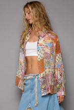 Load image into Gallery viewer, Multi Pattern Oversized Long Sleeve Top by POL