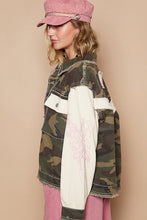 Load image into Gallery viewer, POL Camo Jacket with Thermal Sleeves and Embroidered Detail