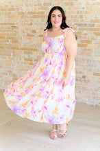 Load image into Gallery viewer, Pastel Petals Floral Midi Dress