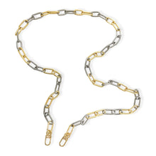 Load image into Gallery viewer, Two Tone Crossbody Phone Chain Strap