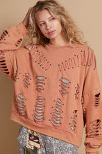 Load image into Gallery viewer, POL Cut Out Sweatshirt with Thermal Insert and Studs