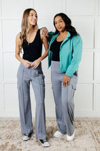 Load image into Gallery viewer, Race to Relax Cargo Pants in Rhino Grey