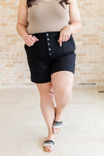 Load image into Gallery viewer, Reagan High Rise Button Fly Trouser Shorts by Judy Blue