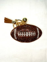 Load image into Gallery viewer, Bling Bag Charm Keychains - Cheer Theme