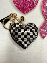 Load image into Gallery viewer, Bling Puffy Keychains - Hearts and Smiles
