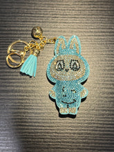 Load image into Gallery viewer, Bling Labubu Bag Charm Keychains