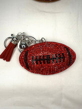 Load image into Gallery viewer, Bling Bag Charm Keychains - Cheer Theme