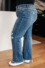 Load image into Gallery viewer, Rose High Rise 90's Straight Jeans by Judy Blue in Dark Wash