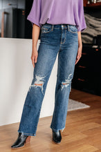 Load image into Gallery viewer, Rose High Rise 90's Straight Jeans by Judy Blue in Dark Wash