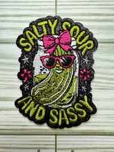 Load image into Gallery viewer, Assorted Dill Pickle Iron on Patches