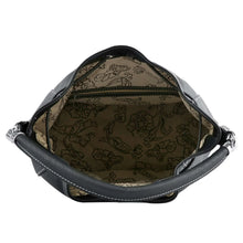 Load image into Gallery viewer, Skull Accented Drawstring Hobo Handbag