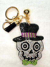 Load image into Gallery viewer, Bling Bag Charm Keychains - Halloween Theme Charms