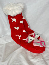 Load image into Gallery viewer, Fleece Lined Non-Slip Thermal Slipper Socks - Unicorn